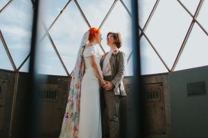 Same Sex Wedding London Trinity Buoy Wharf and Asylum Chapel Alternative Wedding Photographer