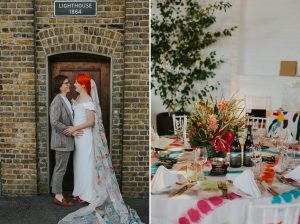 Same Sex Wedding London Trinity Buoy Wharf and Asylum Chapel Alternative Wedding Photographer