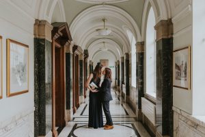 Gay wedding at London Islington Town Hall.