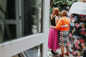 Guests during a wedding at Ladbroke Hall.