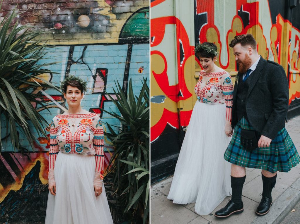 Hoxton Arches Wedding_London Alternative Wedding Photographer