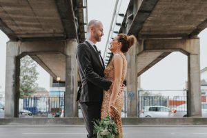 Wedding at AMP Studios and Asylum Chapel in London, Alternative Wedding Photographer