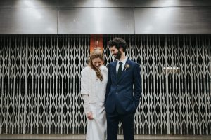 Islington town Hall and Hoxton The Beagle Winter wedding, London Alternative Wedding Photography