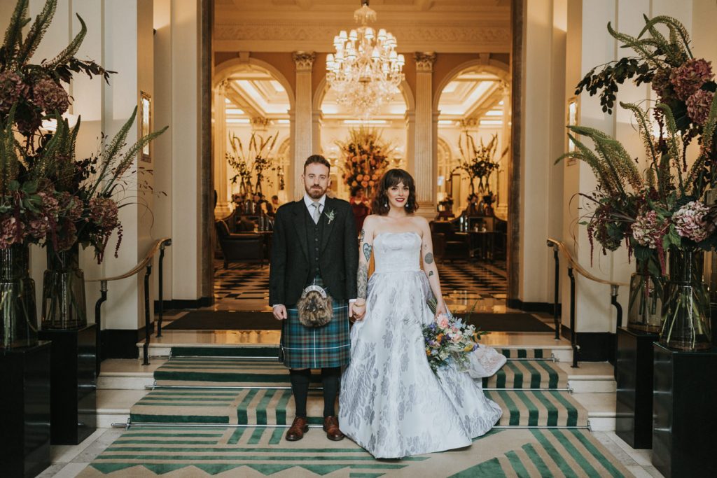 London Claridge's Wedding with style